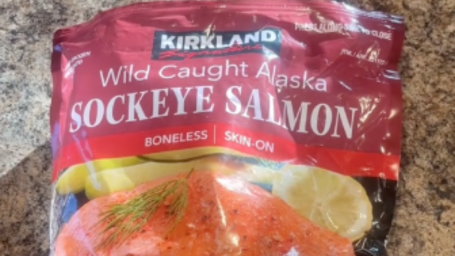 kirkland wild caught alaska sockeye salmon